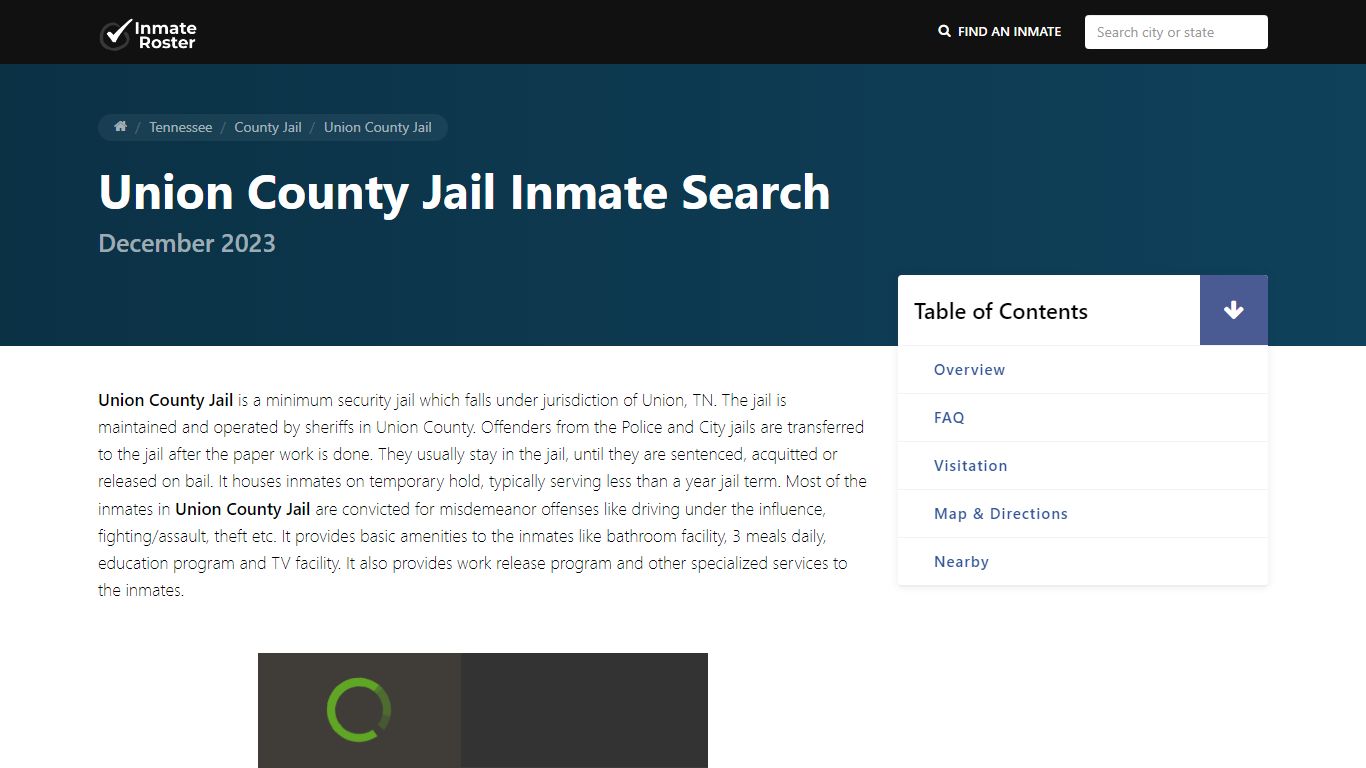 Inmate Search | Union County Jail - Maynardville, TN